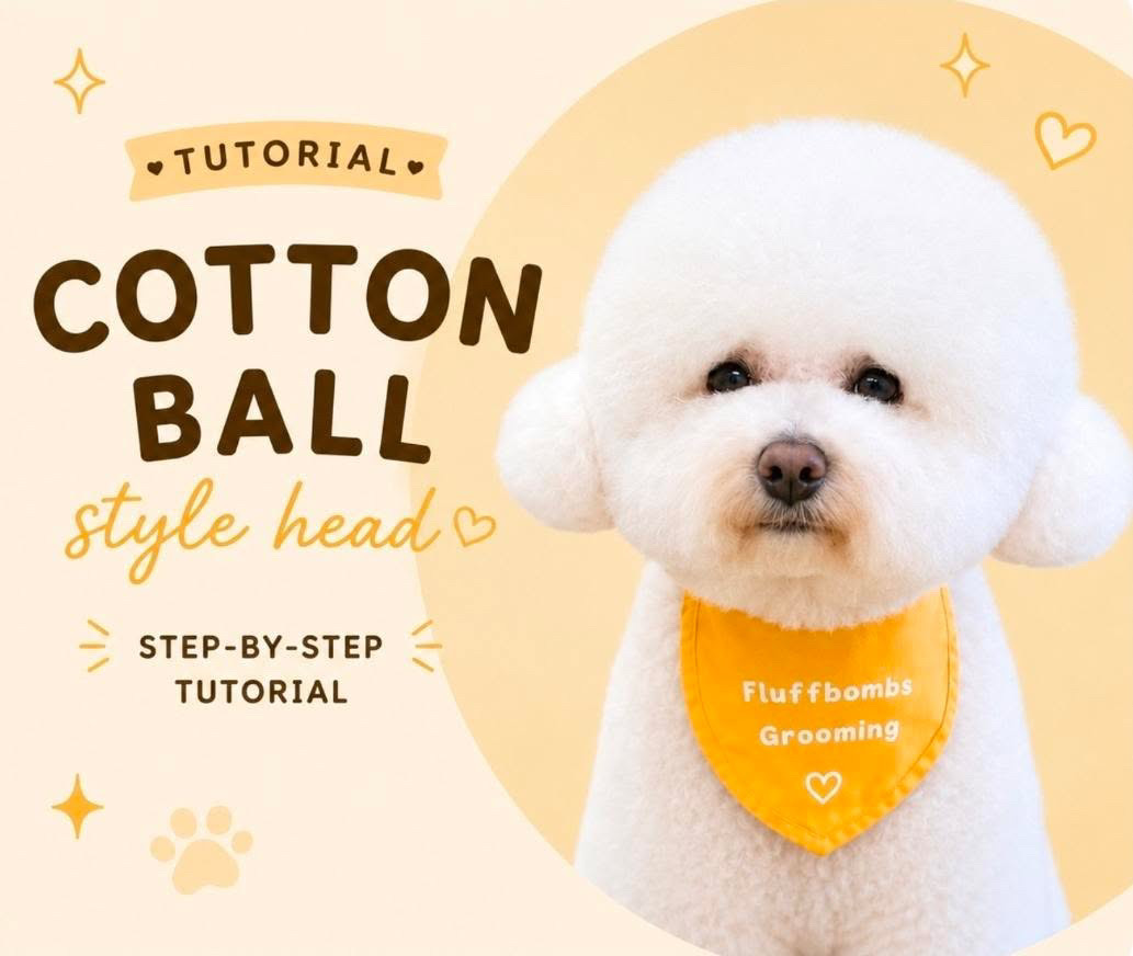 Bichon Cotton Ball tutorial cover
